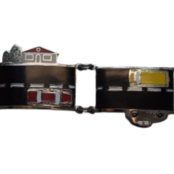 Vintage ACME Studio “Burbs” Cloisonné Bracelet by ADRIAN OLABUENAGA Uniq… - Picture 4 of 10